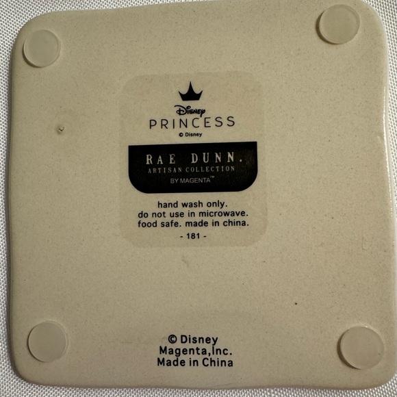 Rae Dunn Disney Cinderella Coasters - Set of 4 - NWT - Picture 8 of 8